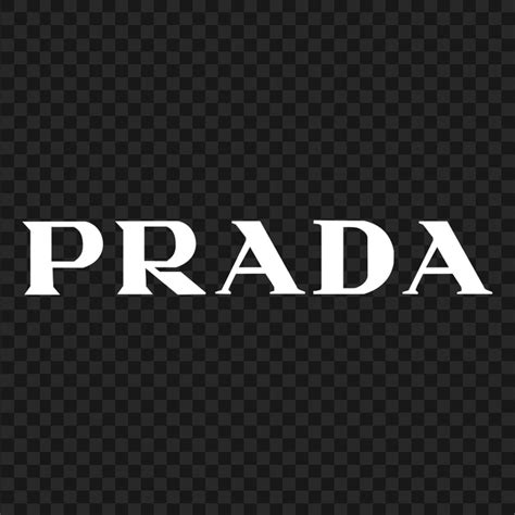 transparent prada logo|prada logo png white.